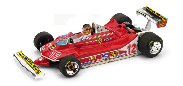 Brumm Ferrari 312 T4 Gp France 1979 Gilles Villeneuve #12 1:43 2012 Model R512 Brumm 